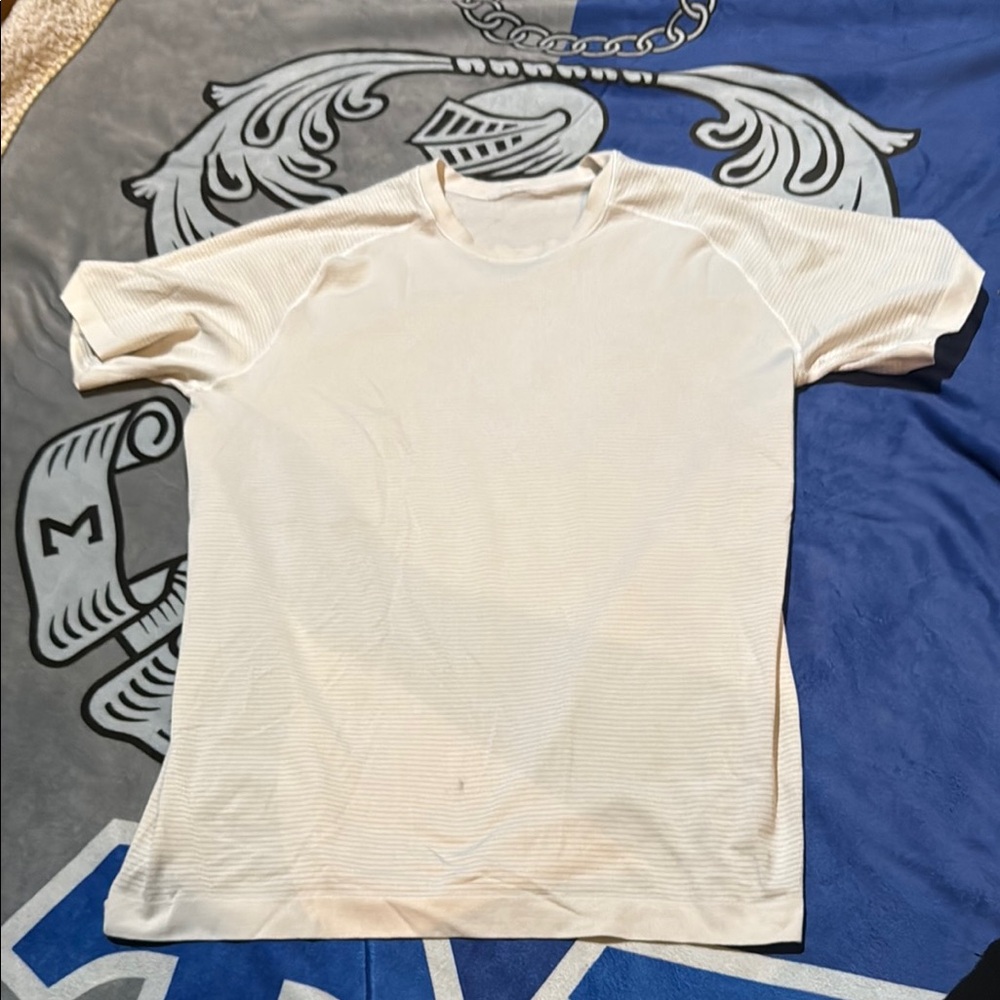 Casual White Striped Tee